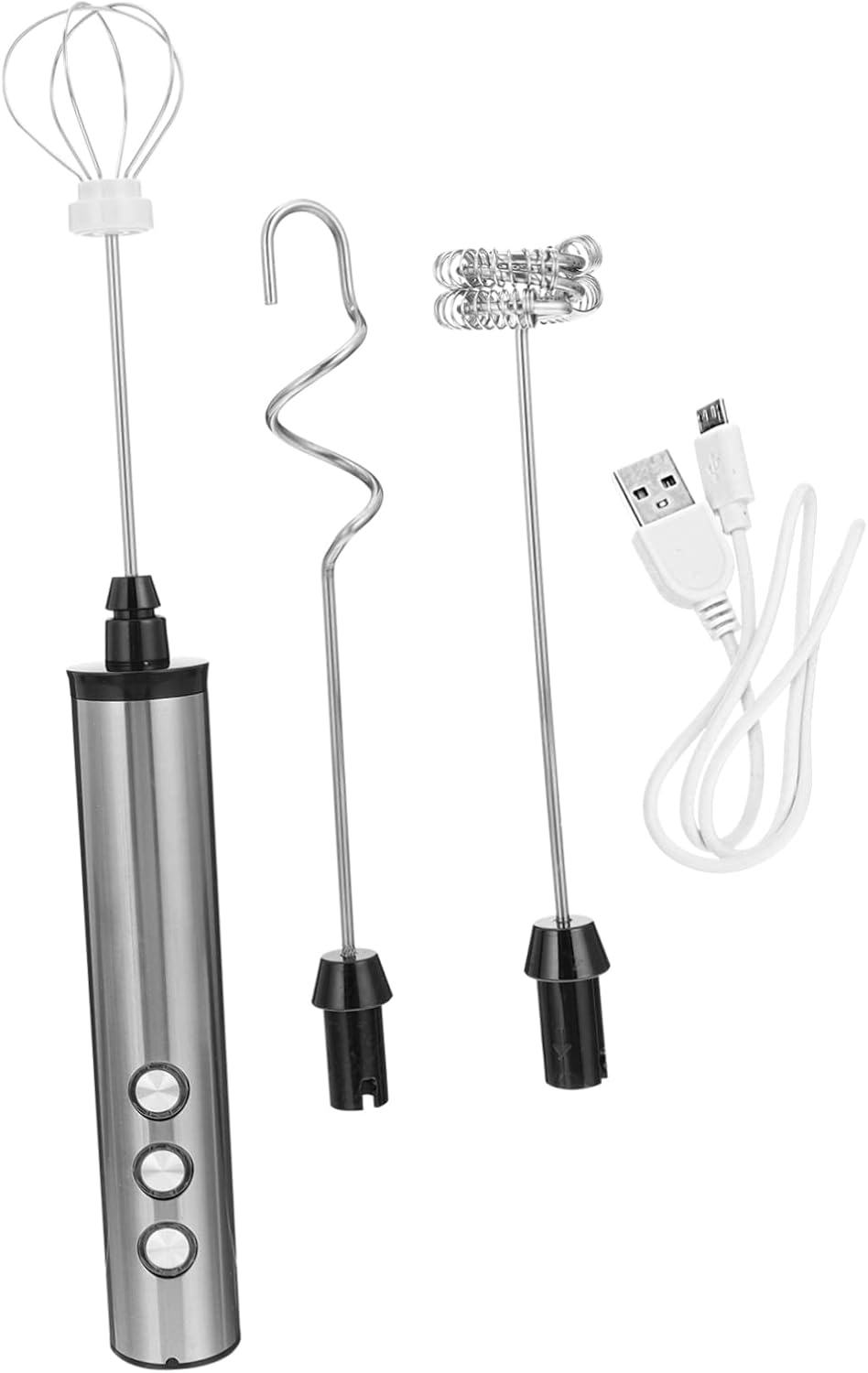 Electric Milk Stirrer Frother Usb Charging Small Whisk Drink Mixer for Cocktails