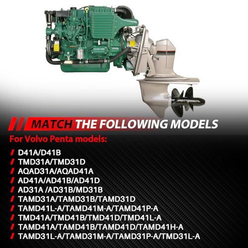 Curva de escape Merautop compatible con Volvo Penta TAMD31 TAMD41, ref 877415 2