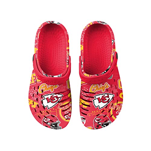 Image of FOCO Arizona Cardinals NFL Mens Historic Print Clog with Strap