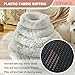 RUYICZB Dog Bed Washable Memory Foam Orthopedic Dog Beds for Large Dogs Cozy Plush Dog Sofa with Non-Skid Bottom Bolster Pet Couch for Medium Small Dogs/Puppy Calming Sleeping,White,XXL
