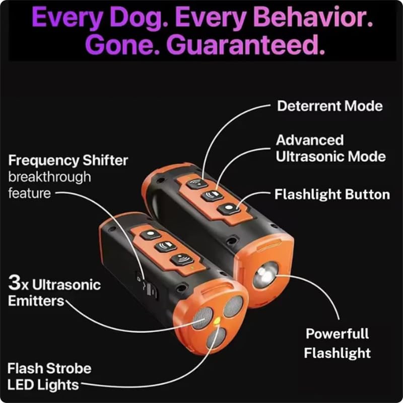 BarkStop Hundetrainer – Solavie(Orange)
