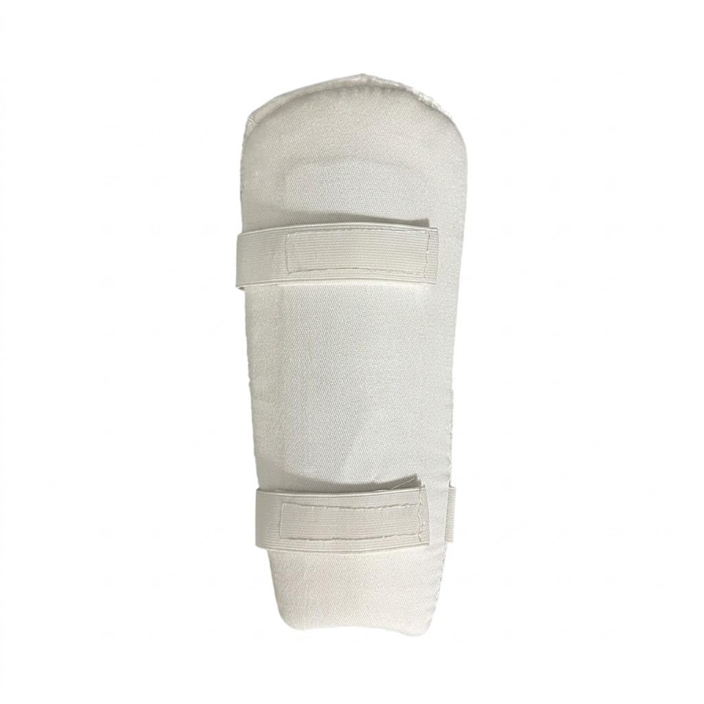 Cricket Arm Guard, Forearm Protector, High-Density Foam, White, Adjustable Straps, Standard Size, for Batting-image-48