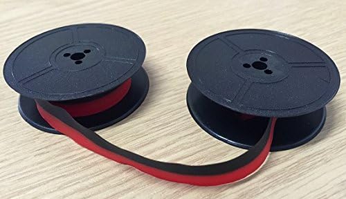 SMCO OLYMPIA BLACK RED TYPEWRITER RIBBON TWINSPOOL WILL FIT MOST OLD TYPEWRITERS
