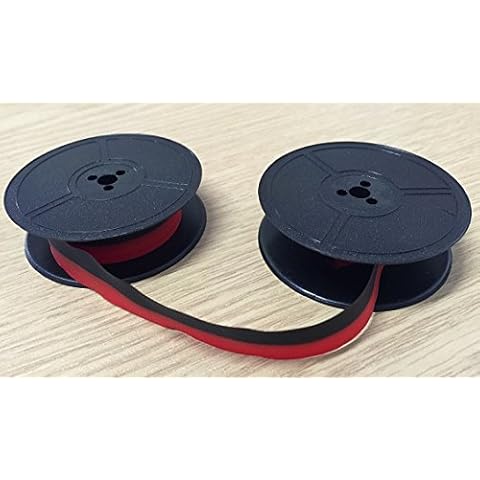 SMCO OLYMPIA BLACK RED TYPEWRITER RIBBON TWINSPOOL WILL FIT MOST OLD TYPEWRITERS Cover
