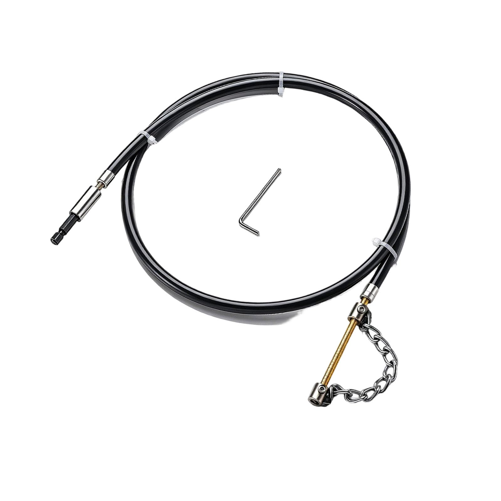 Resistant Plumbing Snake with Ergonomic Handle Multipurpose Drain Opener Tool Dredging Sewer Special Tool Flexible Drain Auger