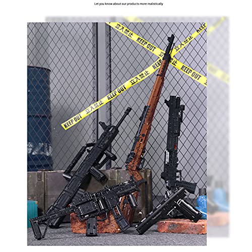 LAKA 98K Blasters Building Block Modell 1025Pcs Single Double Shot Simulation Mechanische Waffe Bricks Modell Kompatibel… – Bild 8