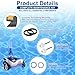 Mx8 Pool Cleaner Parts for Zodiac Pool Cleaner，Set Includes 2 Tracks, 4 Pack Cyclonic Srubbing Brushes, 2 Pack Drive Shaft,2 Pack Bearings.Applicable Models R0525100 R0526100 R0527000 (10 Pack)