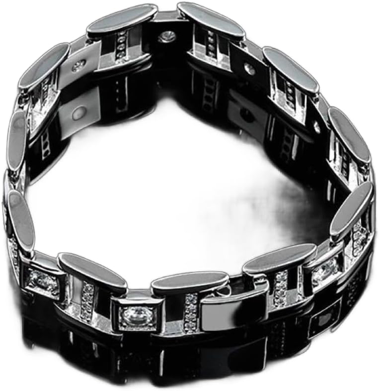 男女兼用ジルコン象嵌ブレスレット