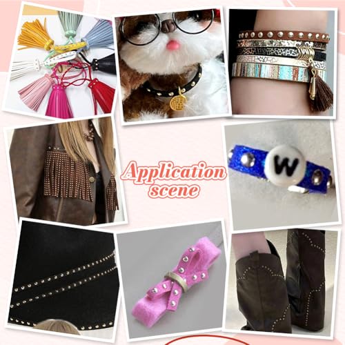 Cordón de gamuza sintética para crear joyería artesanal y complementos boho chic 7