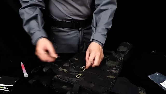 10 Boucles Tactiques élastiques Noires - JEYORZY - Pour Système MOLLE, Sacs, Gilets, équipement Extérieur