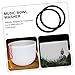 OFFSCH 2pcs Bowl Rubber Rings Durable Sound Bowl Mats Cushion for Instruments Practical and Compact Design for Home Office Use