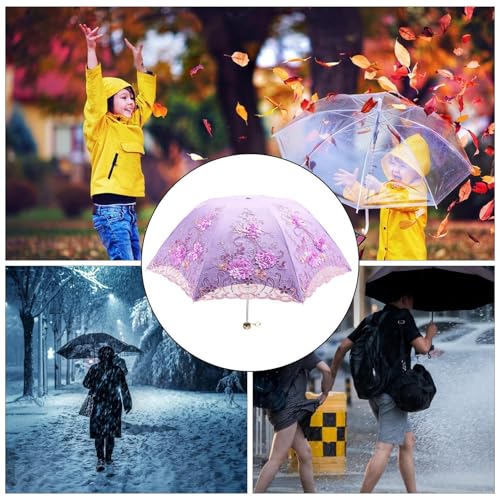 Parapluie avec dentelle haute résistance chic pour extérieur - 5