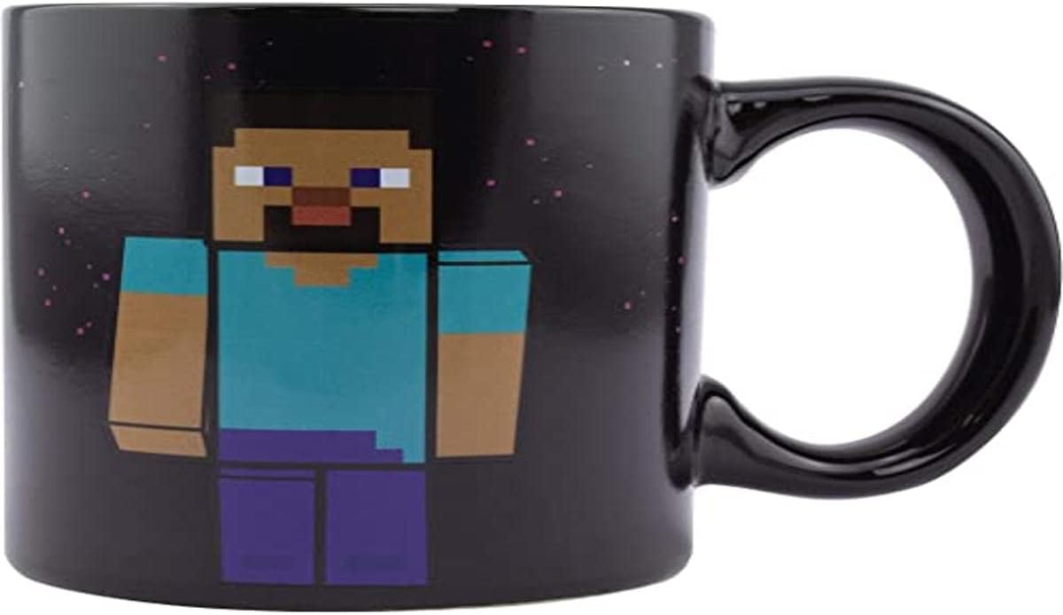 Minecraft Enderman Heat Change Mug - Large Travel Coffee Cup 11 oz