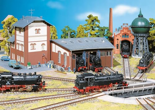 Rotonde à locomotive Faller pour animer vos soirées de modélisme en famille