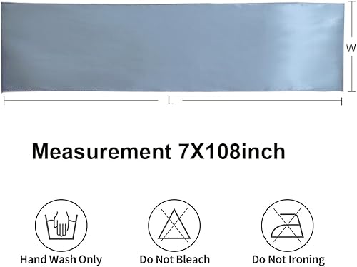 Vista 51 de Paquete de 50 bandas de satén para sillas de color azul bebé, lazos para sillas de boda, revelación de género, baby shower, fiesta, decoración
