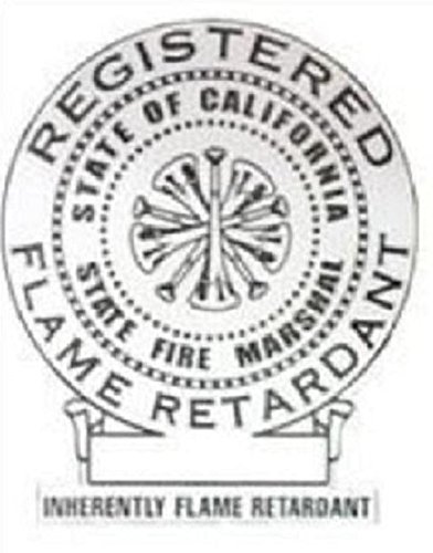 6' x 10' Silver Fire Flame Retardant Heavy Duty Poly Tarp (Finished Size Approx. 5'6