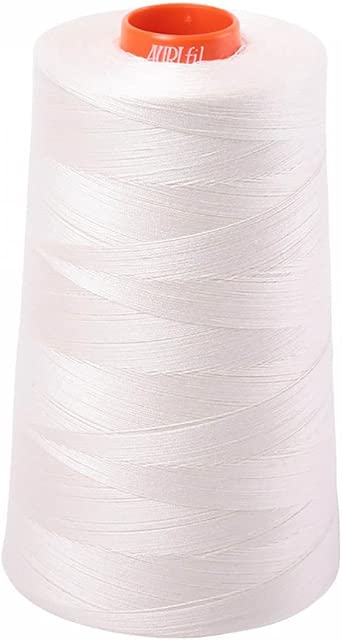 Aurifil 2026 50 Wt 100% Cotton Thread, 6542 Yard Cone - Chalk