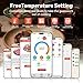 TechRise Bluetooth Wireless Meat Thermometer with APP, Wireless BBQ Grill Thermometer for Oven,Smoker,Air Fryer,Kitchen Cooking,Instant Read Digital Probe with Alarm, Long Range,Rechargeable,Black