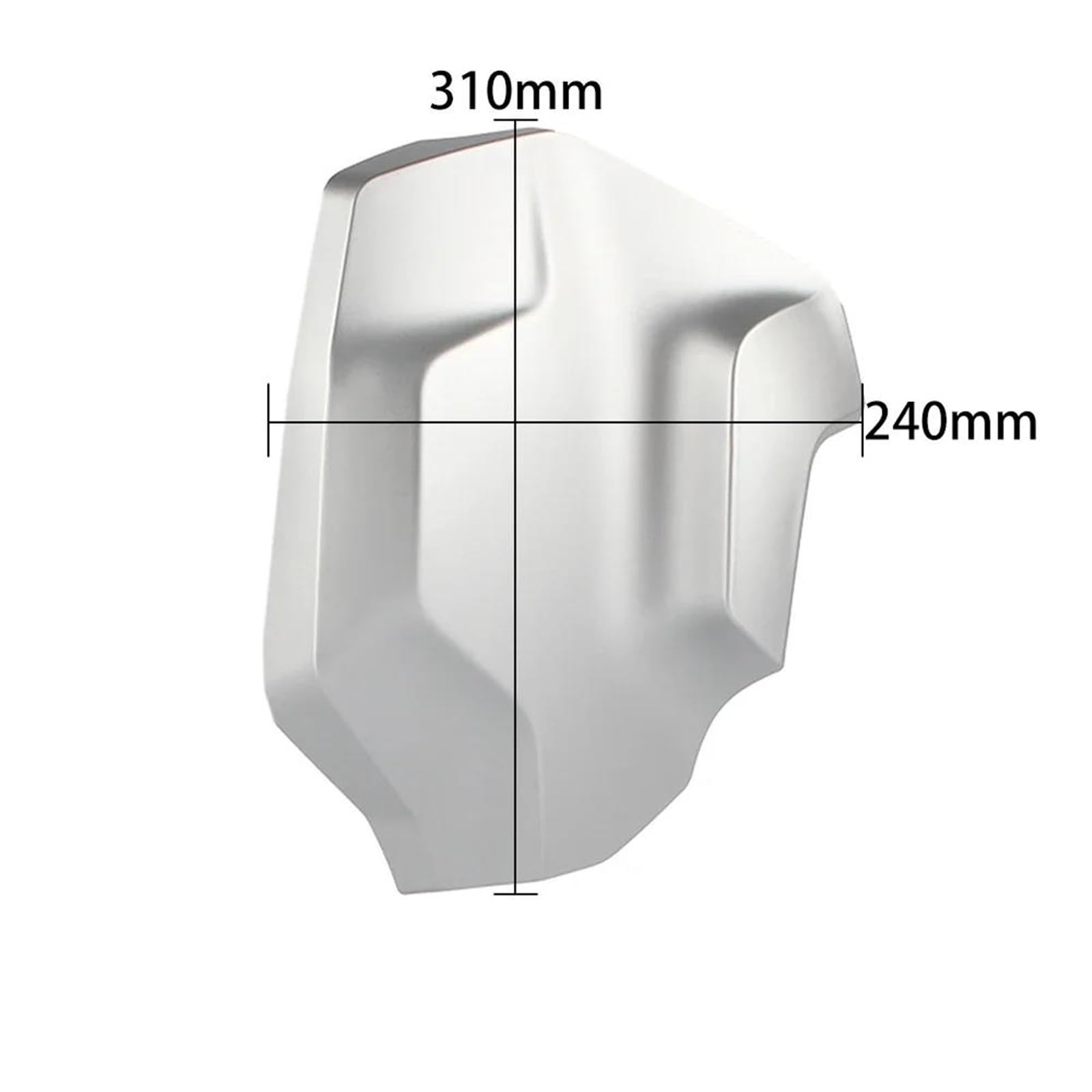 Front Kühler Schutz Für BMW R1250GS Für Abenteuer 2018-2023 Motorrad Rahmen Abdeckung Seite Panel Verkleidung(Unpainted)