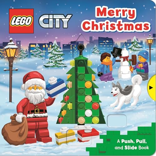 Lego® City. Merry Christmas: A Push, Pull And Slide Book
