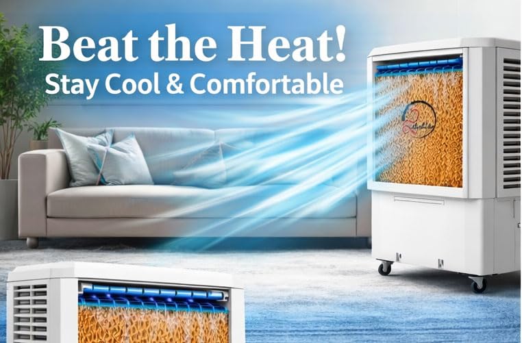 Lekshika Honeycomb Pad Combo | Air Cooler Cooling Pads | Honeycomb pad for Cooler| Small–Medium Ducting Coolers (24" X 20" X 3" Inch) 4