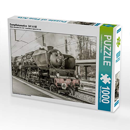 CALVENDO Puzzle Dampflokomotive 241 A 65 – 1000 Teile, 64 X 48 Cm, Premium-Qualität
