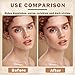 QIUFSSE Airbrush Foundation Makeup Spray Full Coverage Foundation for Mature Skin,Long-lasting Airbrush Flawless Setting Spray,Waterproof Foundation for Smooth Radiant Skin (Natural/Warm Porcelain)