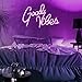 Ethereal Lomoer Good Vibes Neon Sign, Neon Signs for Wall Decor, Pink Neon Lights for Bedroom, led neon signs for Room & Party Decor, USB Powered Neon Lights Signs for Lover, Friends