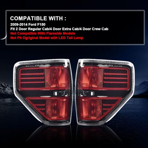 PIT66 Tail Lights Fit 2009 2010 2011 2012 2013 2014 Ford F150 Pickup SVT by PIT66 - Used condition - Image 4