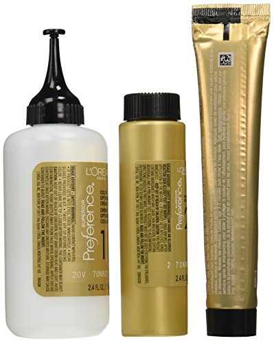 L'Oréal Paris Superior Preference Fade-Defying + Shine Permanent Hair Color, 2 Purest Black, 1 kit Hair Dye