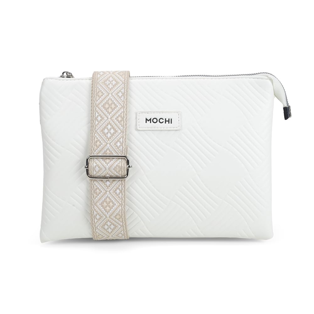 mochi Women Casual Pu Soft Body Zipper Closure Solid Sling Bag With 2 Pocket And 1 Compartments-picture-13