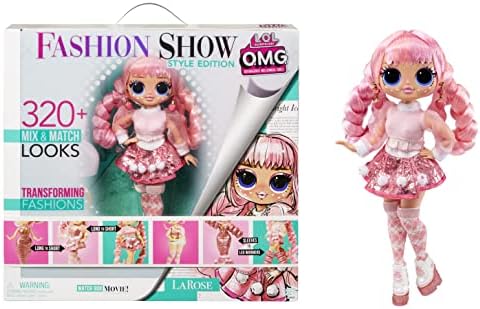 LOL Surprise OMG Fashion Show Style Edition Dolls - LAROSE - 10"/25 cm Doll with 320+ Fashion Looks - Includes Transforming Outfits, Accessories and More - Collectable - For Kids Ages 4+