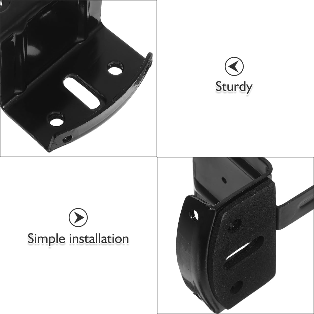 Universal Ceiling Fan Mount Bracket Iron Ceiling Light Fitting Rack Replacement Side Lock Mounting Adapter Installation