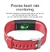 HolyHigh Pulsera Actividad YG3 Plus HR Monitor de Ritmo cardíaco Seguimiento de...