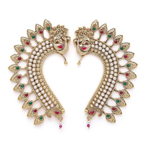Image of Shining Diva Fashion Stylish Traditional Fancy Ear Cuff Earrings For Women and Girls