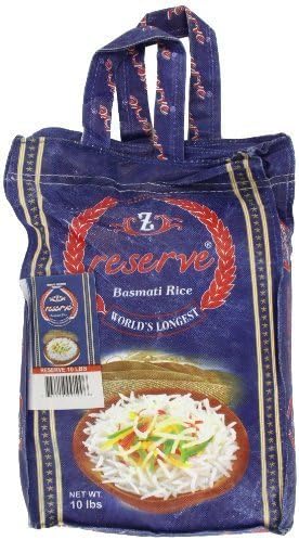Zafarani Reserve Basmathi Rice 10-Pounds by Zafrani