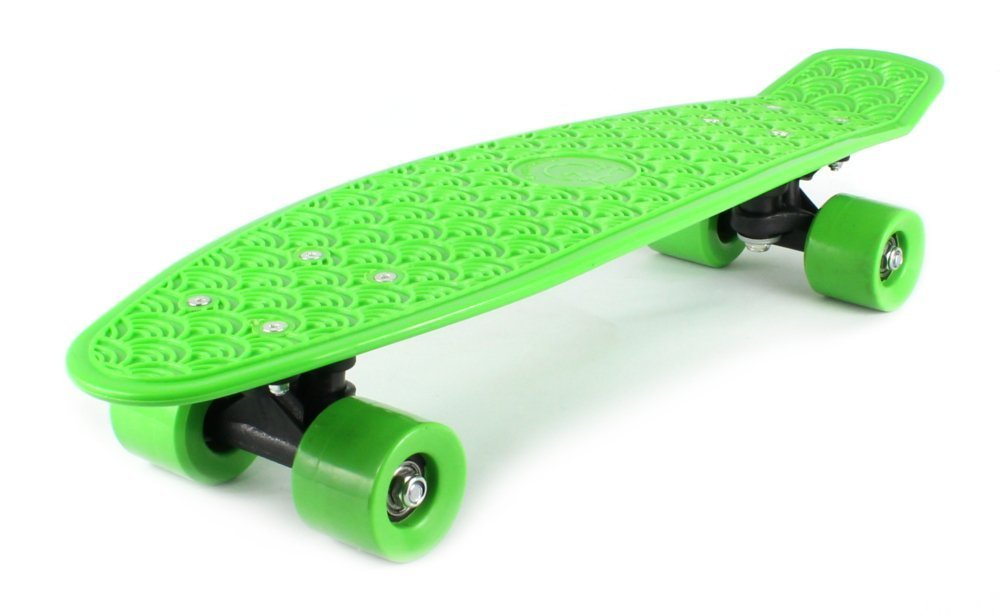 Skateboards Retro Wave Cruiser 22" Long Complete Banana (Green)