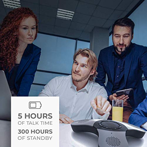 Skywin Bluetooth Conference Speaker With Microphone - Wireless Conference Call Usb Speakerphone For Mobile Phone And Computer, High Sensitive Omnidirectional 360° With Noise Canceling #TOP6