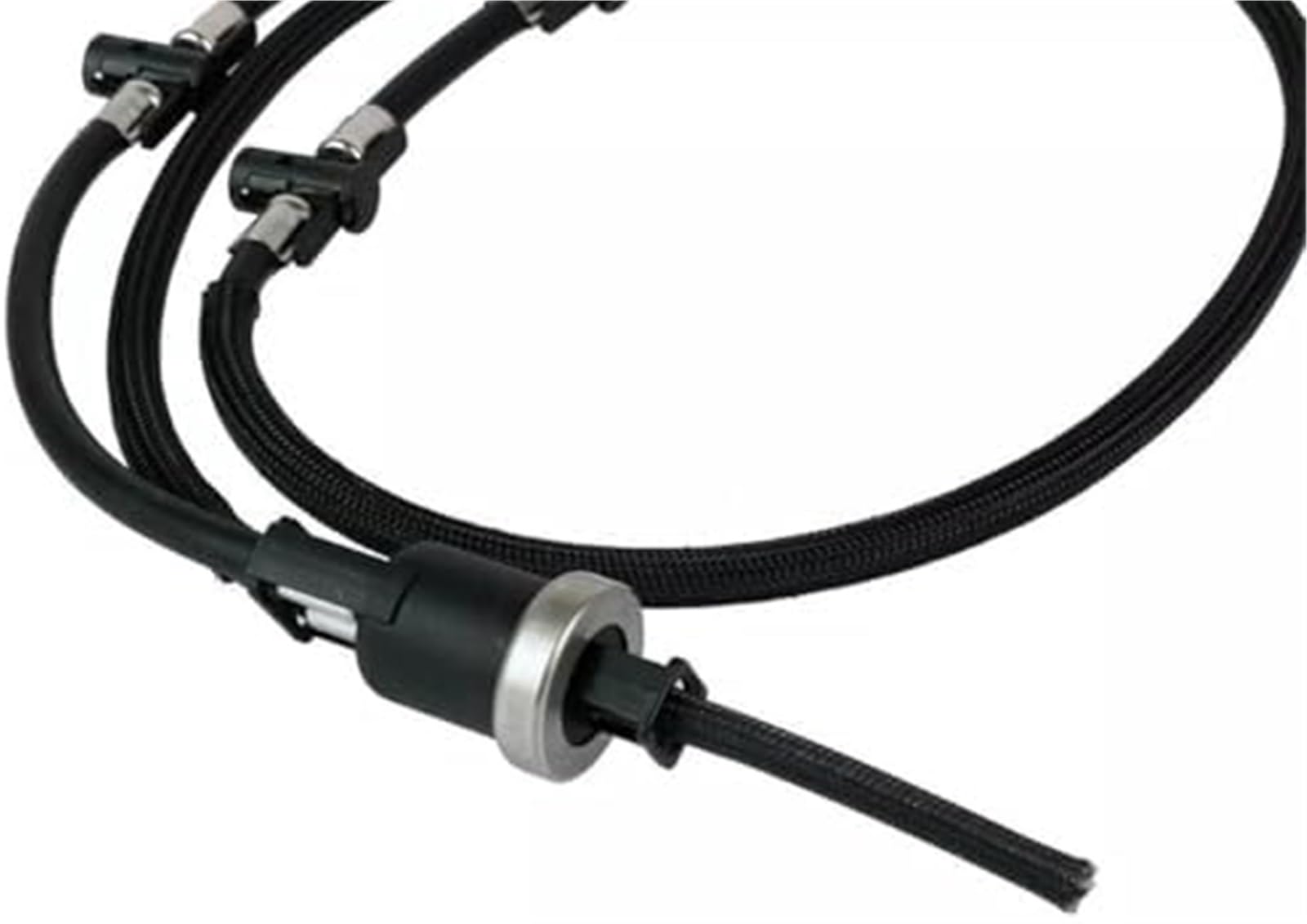 Tubo di ritorno for perdite iniettori carburante auto, for A4 A5, for A6, for Q7 2004-2012, ricambio OEM 059130218H, nero Tubo di ritorno dell'olio per auto