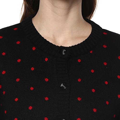 Image of Modeve Women's Acrylic Blend Cardigan /Round Neck Sweater For Winter