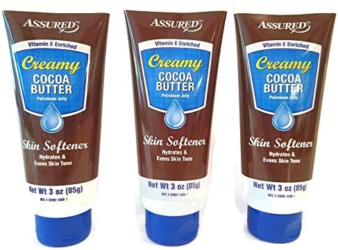 Creamy Cocoa Butter Petroleum Jelly Vitamin E Enriched, 3 oz (Pack of 3)