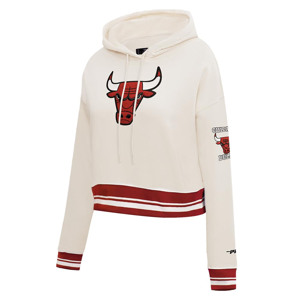 Pro Standard Damen NBA Retro Classics W Rib FLC Cropped Po Hoodie Kapuzenpullover