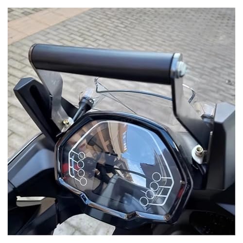Support de navigation GPS pour pare-brise moto orientable et stable