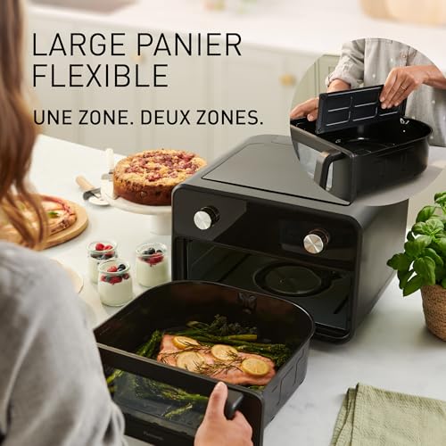 Panasonic NF BC1000KXE Air Fryer avec double panier et tiroir Flex 9.6 revêtement anti adhésif sans BPA incassable avec ventilation active avec - vue 4