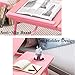 PPXCZZ Laptop Stand,Portable Laptop Bed Tray Table,Height-Adjustable Sitting Desk,Foldable Bed Desk,Reading On The Sofa,