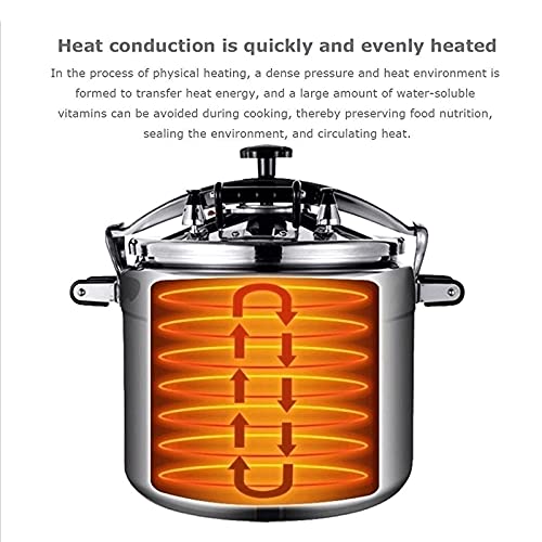 Household Cooker Large Capacity Explosion-proof Electric Pressure Cooker Family Gas Stove Hot Pot Special Price Hotel Restaurant Kitchen Cooking Pot (Size : 50L) - Image 4