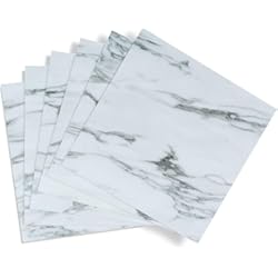 Azulejo Vinílico Autoadhesivo d-c-fix suelo vinilo autoadhesivo Mármol premium - 11 losetas - impermeable, duradero, decorativo vinilico - baldosas azulejos adhesivos PVC - para cocina, baño y salón - 30.5 x 30.5 cm