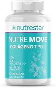 Nutremove Colágeno Tipo 2, Ácido Hialurônico, Msm, Magnésio Dimalato, 90 Cápsulas, Nutrestar