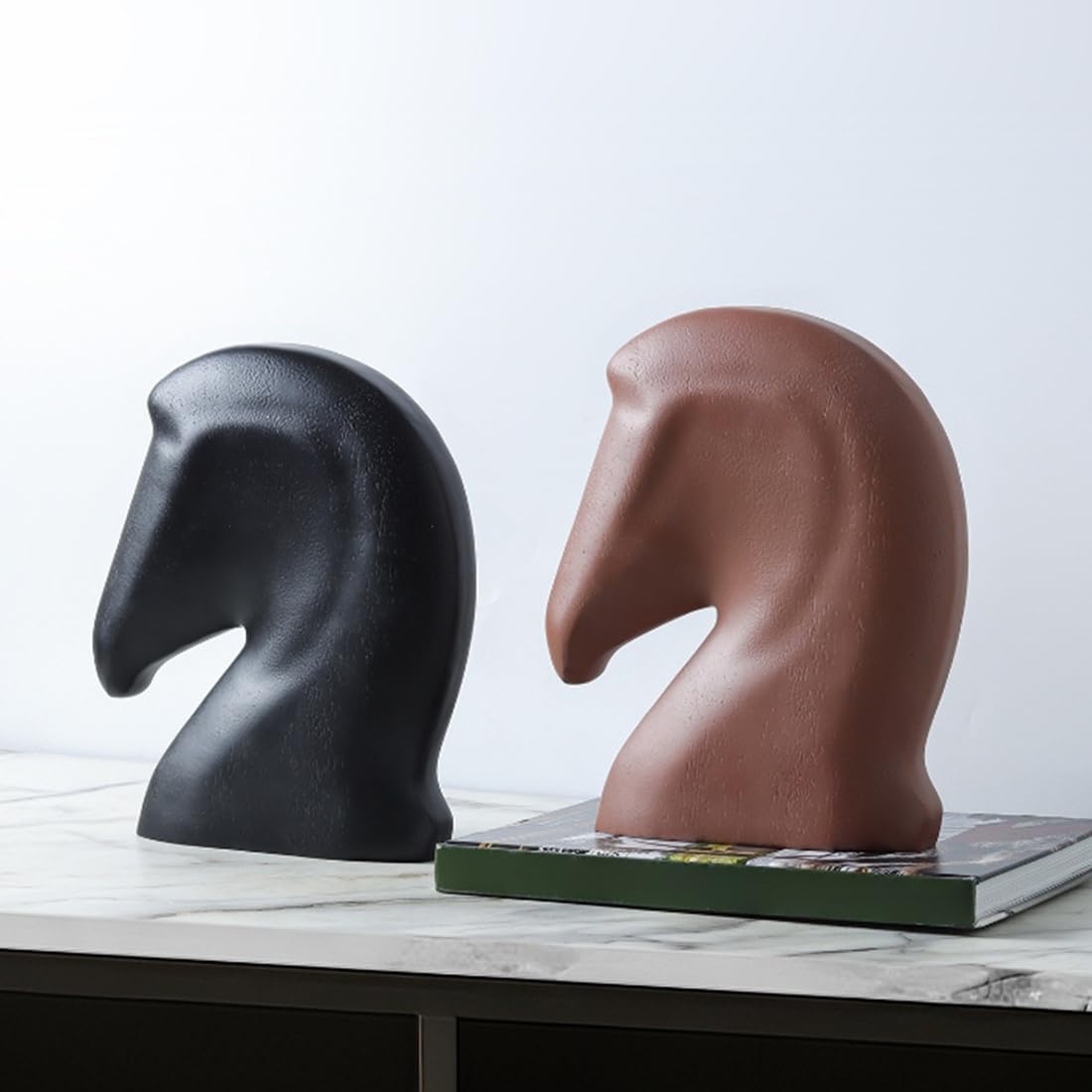Ornamenti Moderni e Minimalisti in Resina A Forma di Testa di Astratta, Decorazione per Soggiorno, Ingresso, Ufficio, Scrivania, Estetica