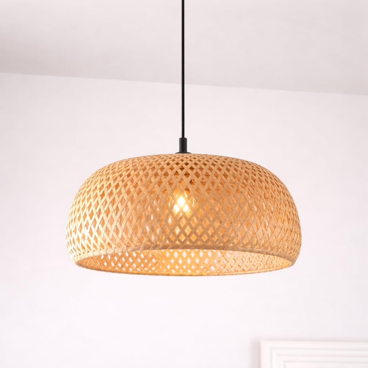 CGC Lighting Bronte Bamboo Easy Fit Lampshade - Natural